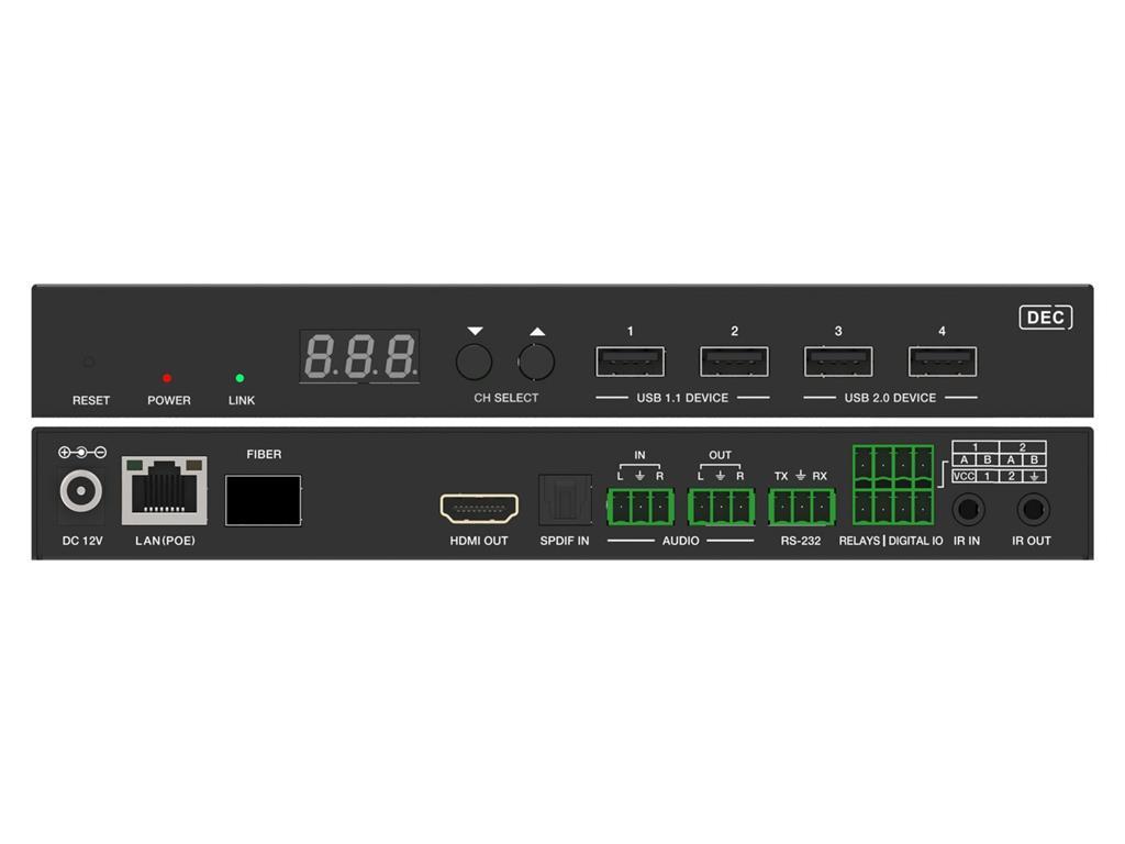 Vivolink JPEG2000 4K60 HDR AV prek IP z KVM
