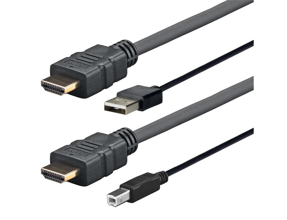 Vivolink HDMI+USB-A na HDMI+USB-B