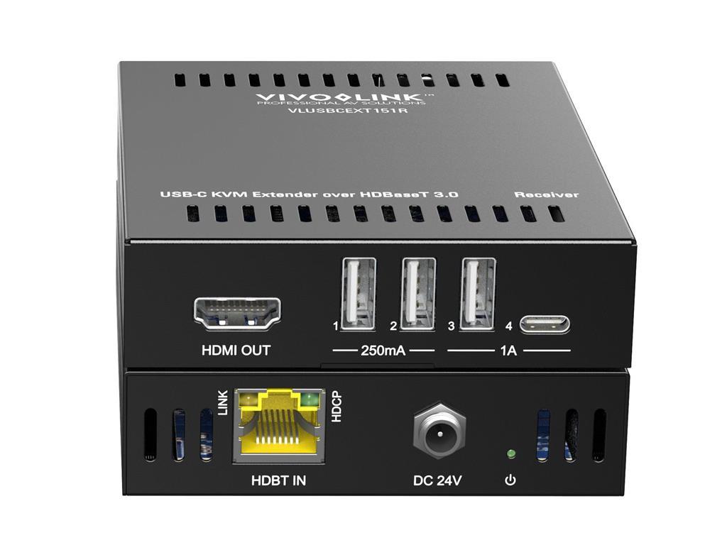 Vivolink KVM podaljševalnik USB-C preko HDBT3.0
